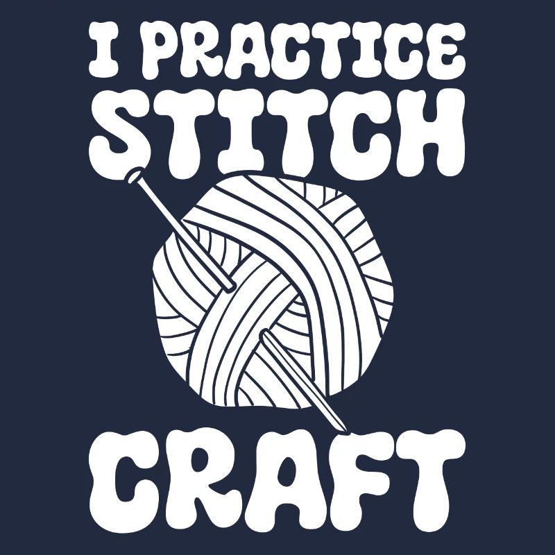 I Practice Stitch Craft Stricker
