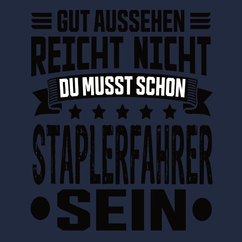 Staplerfahrer Stapler Gabelstapler Staplerfahrerin