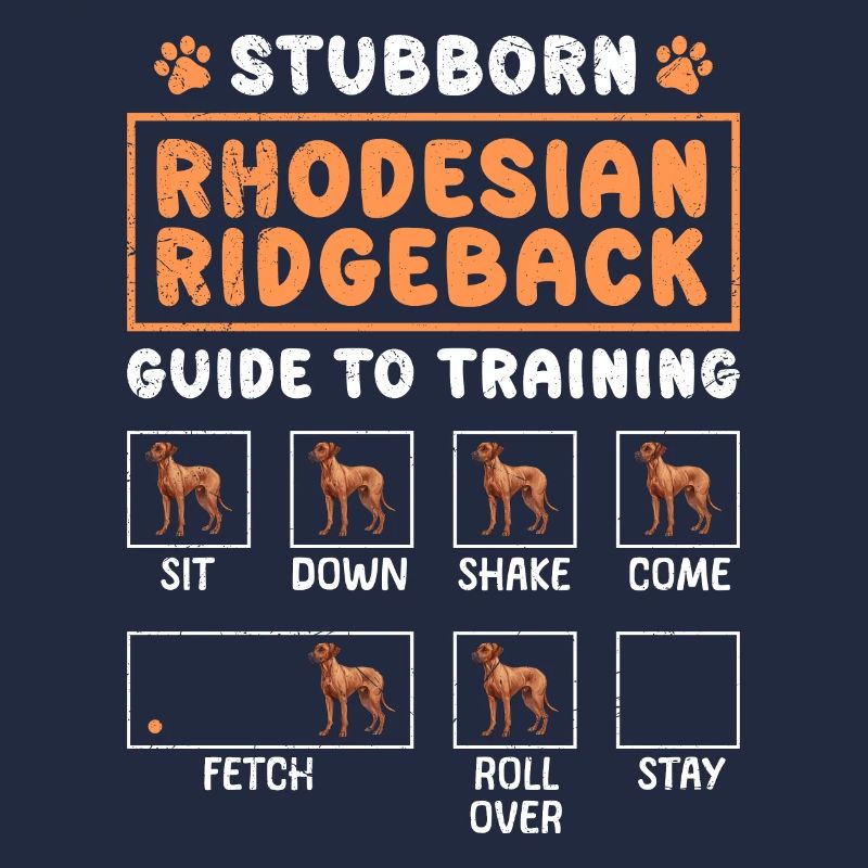 RHODESIAN RIDGEBACK TRAINING GUIDE Lustiges