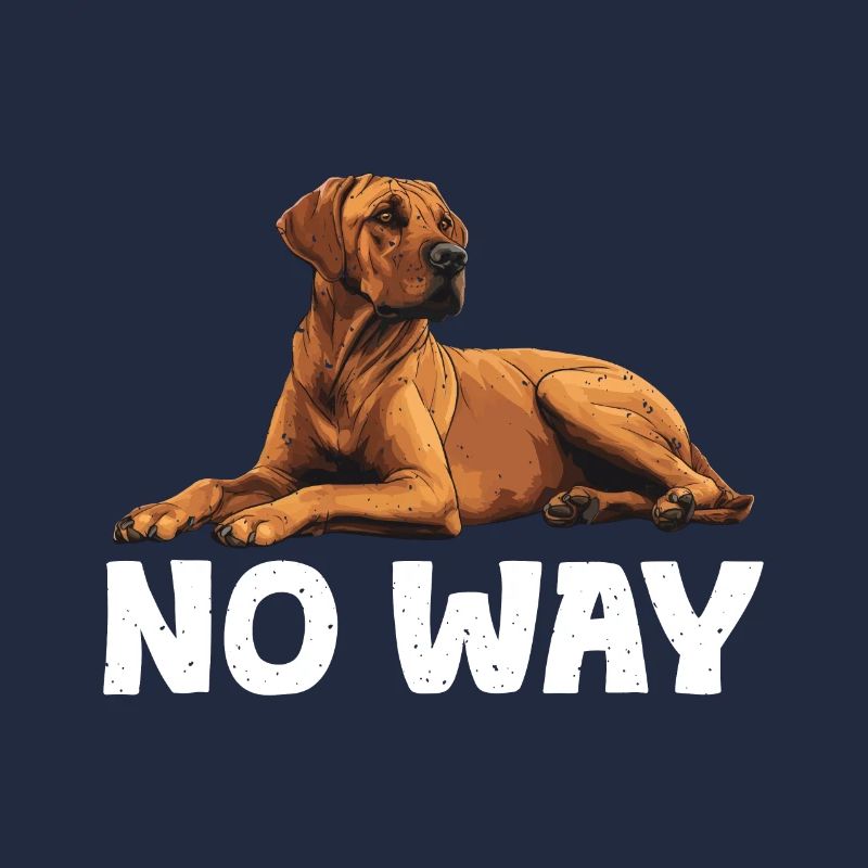 Rhodesian Ridgeback NULL BOCK Hundebitzer Lustiges