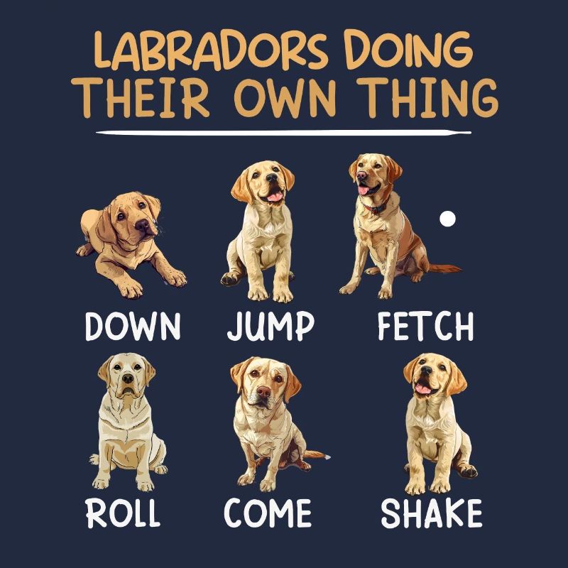 Labradore Machen ihr Eigenes Ding Lustiges