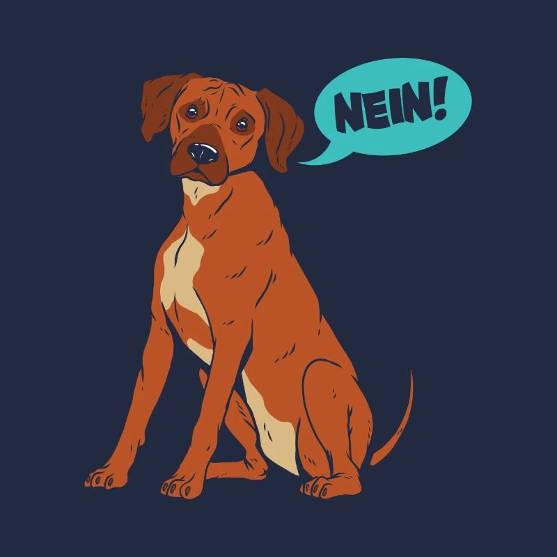 Rhodesian Ridgeback Drôle NON ! Ridgeback têtu