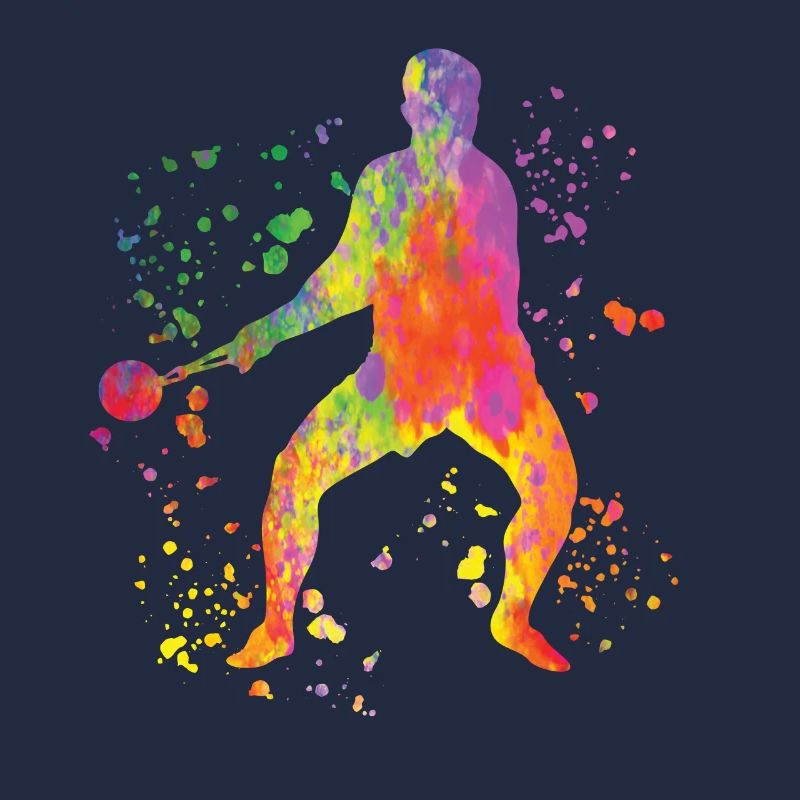 Diskuswerfer Colorsplash Diskuswurf