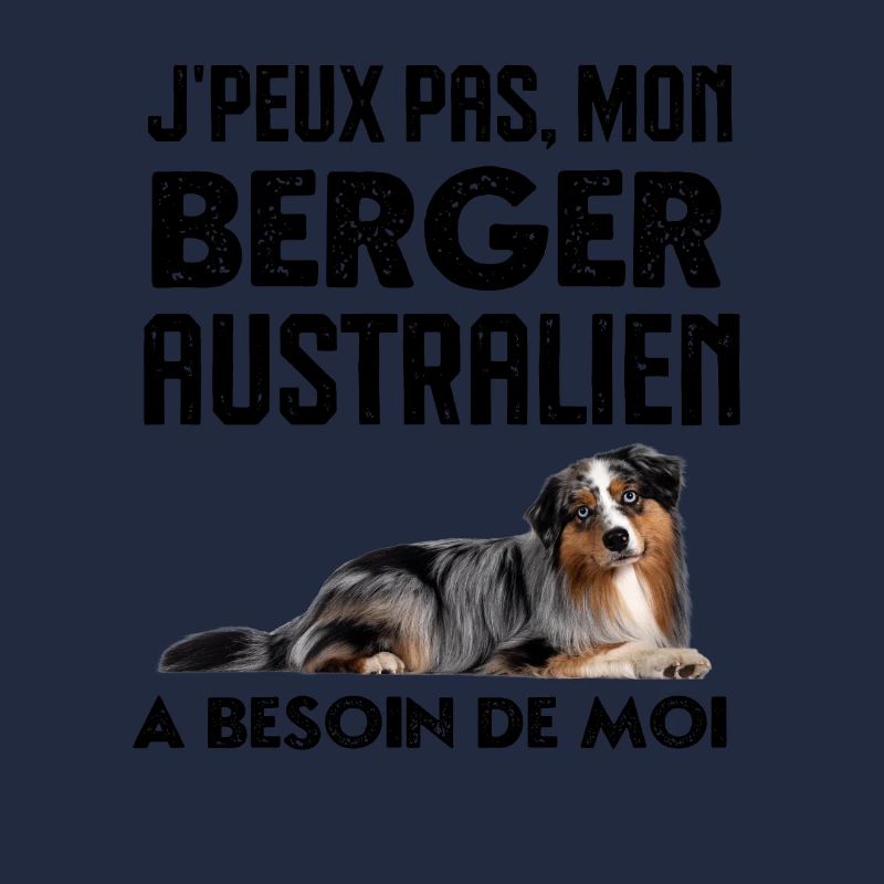Chien de race aussie berger australien