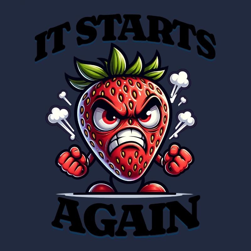 It Starts Again Periode Menstruation Erdbeerwoche