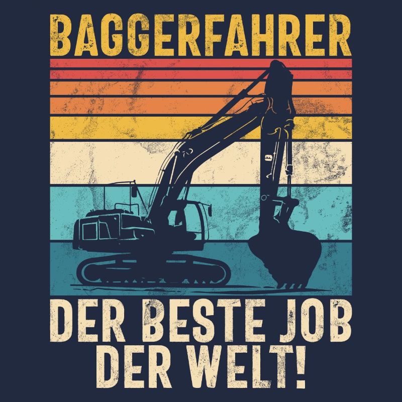 Excavator Driver Funny Construction Worker Profession Excavator