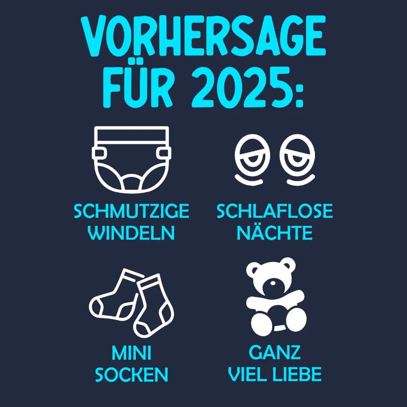 Werdende Eltern Vorhersage für 2025 Werdender Papa
