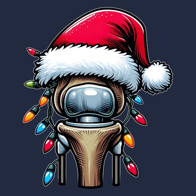 Knee Joint Replacement Bionic Surgery Christmas Fever