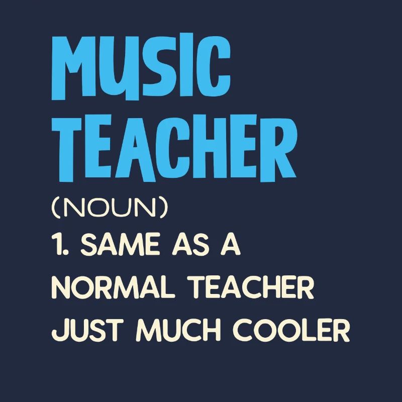 Définition du professeur de musique Idée de professeur cool