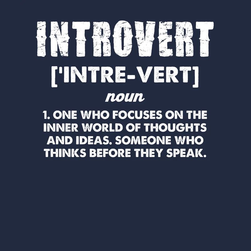 Introverti Définition Humour Déclaration