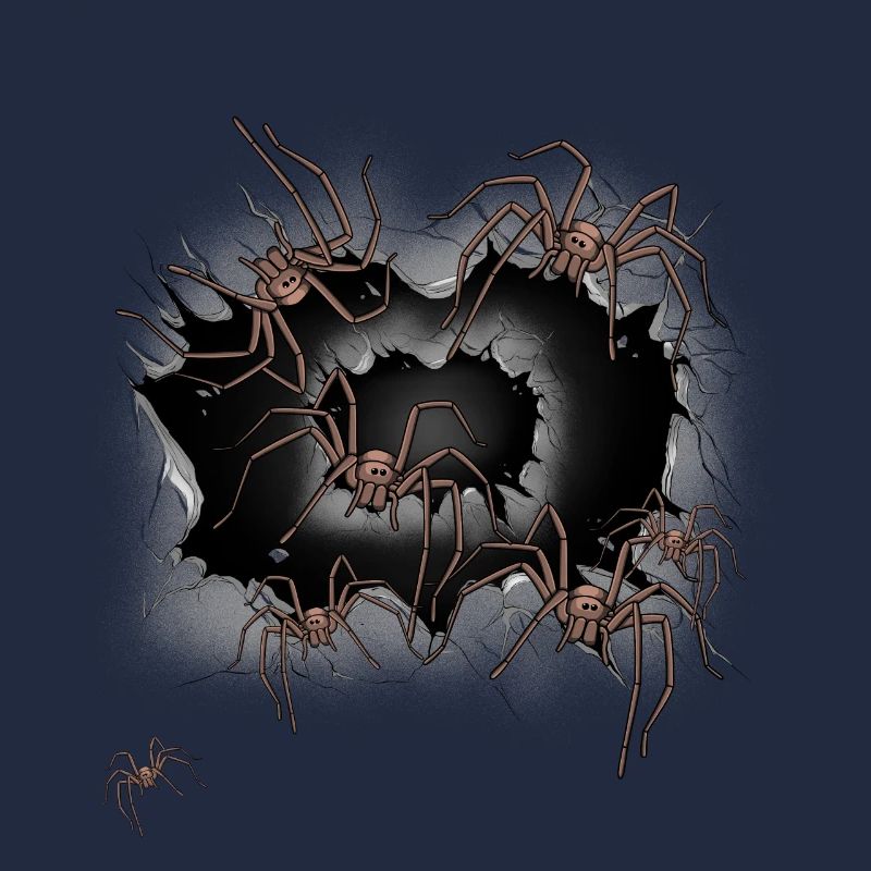 Araignées d’Halloween Araignées araignées Phobie Panique