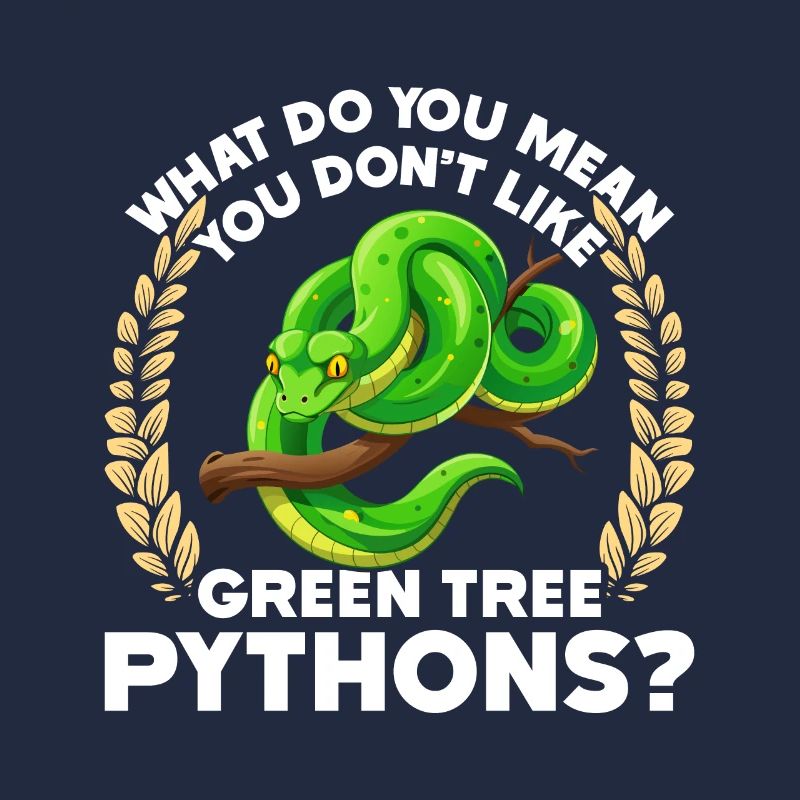 Python arborescent vert