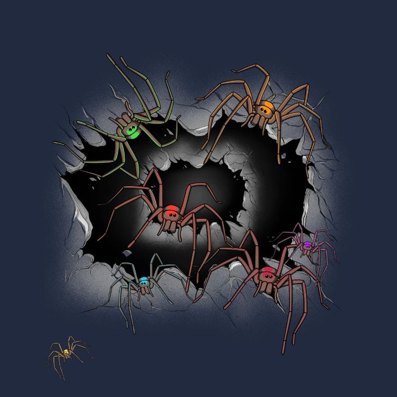 Araignées d’Halloween Araignées Araignées Phobie