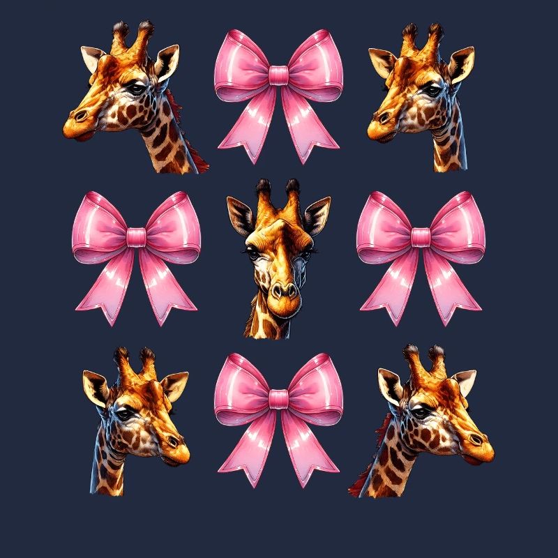 Coquette Bogen Giraffe Mädchen Mama Muttertag rosa