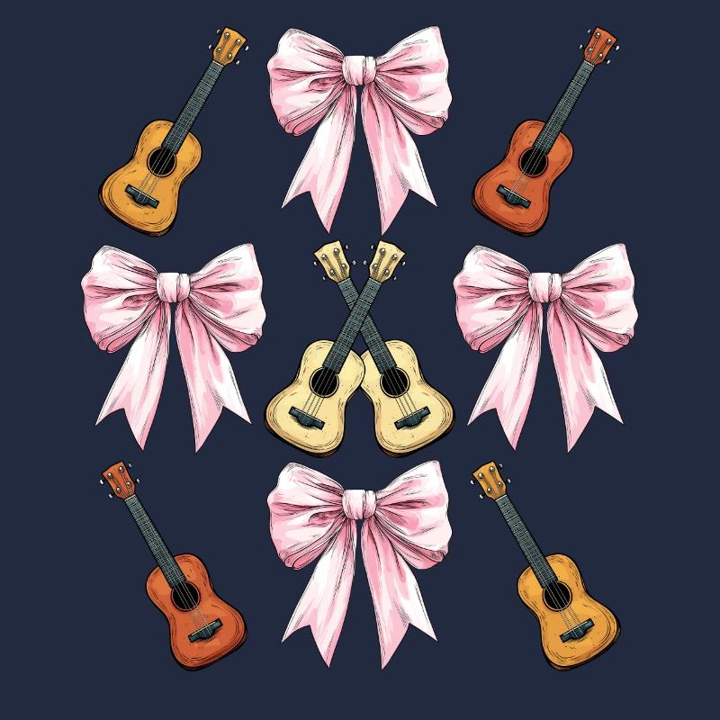 Coquette Bogen Ukulele Gitarre Uke Mädchen Mama