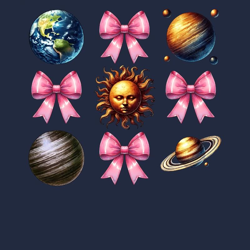 Coquettish Arc Solar System Sun Planets