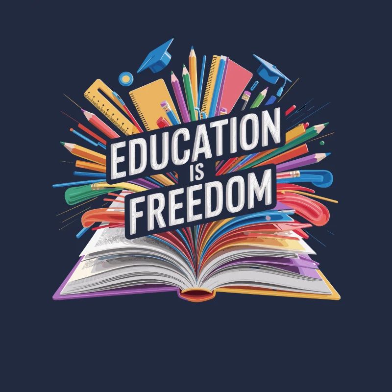 L’éducation est la liberté, la représentation créative
