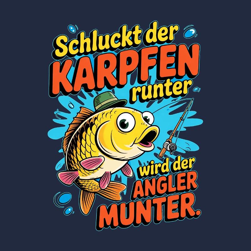 Schluckt der Karpfen – wird der Angler munter
