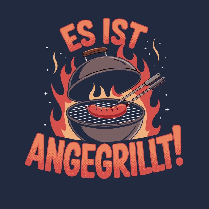 It's grilled BBQ fun grilling fire