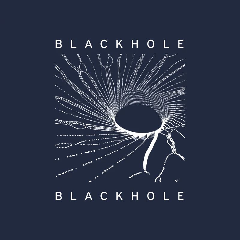 Black hole withe - Schwarzes Loch weiß