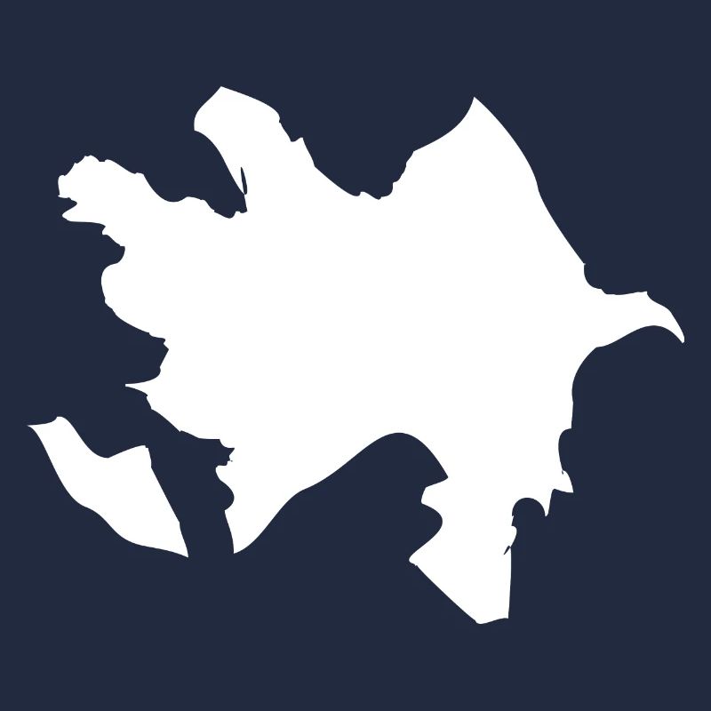 Drapeau de la carte de l'Azerbaïdjan