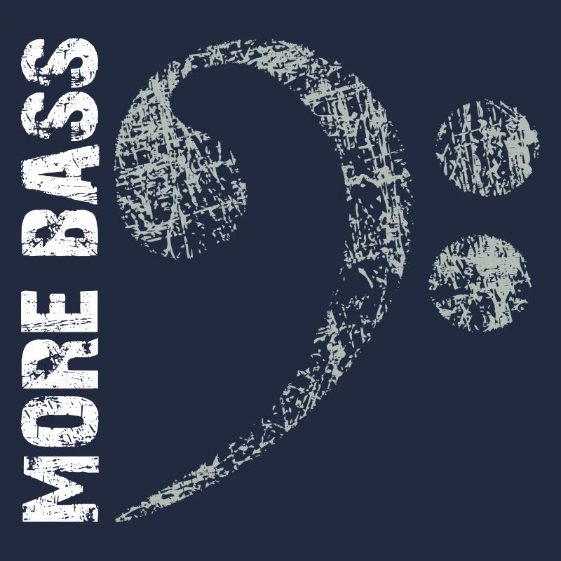 Plus de basses s’il vous plaît, grosse clé de fa