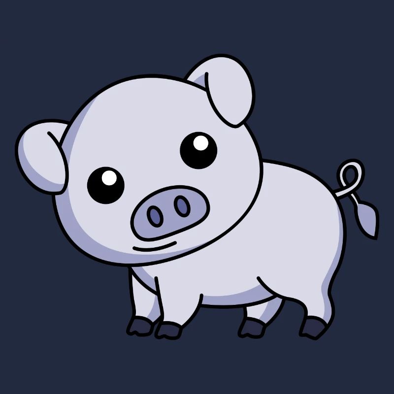 Schwein Comic Tier