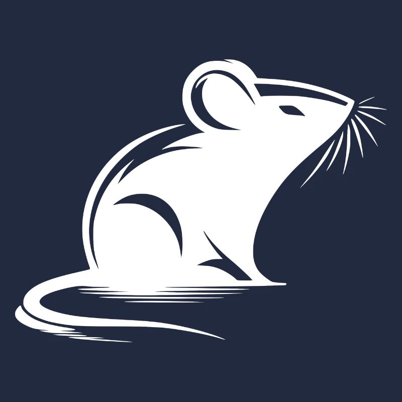 Mouse Drawing Tattoo Style