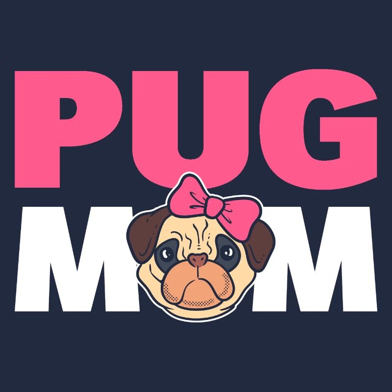 Pug Mom Mops Elternteil