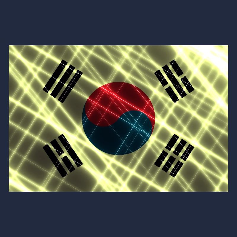 Pays pour la Corée du Sud Drapeau de la Corée du Sud