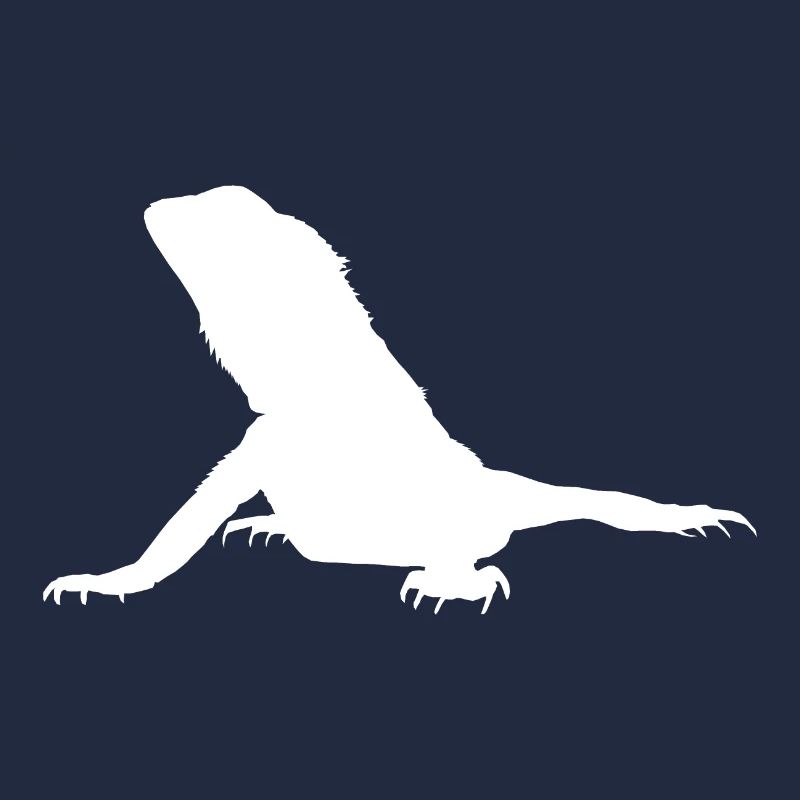 Bearded Dragon Agame white gift idea