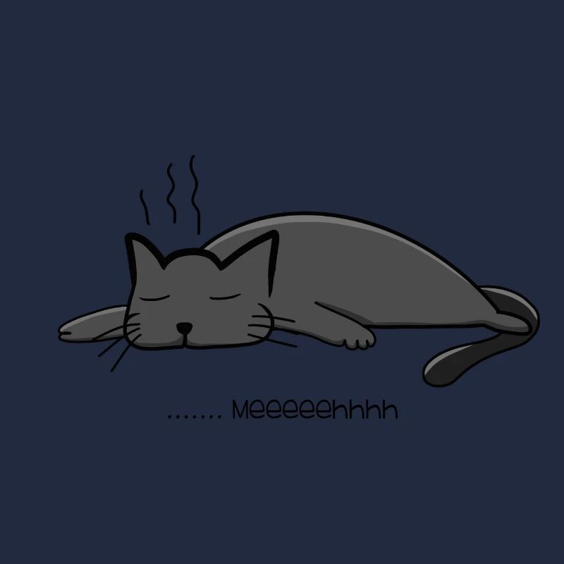 müde katze