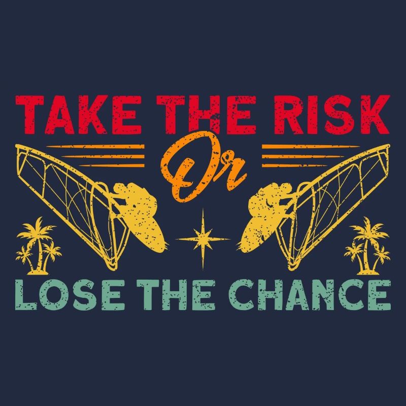 Surfer Nimm das Risiko oder verlier die Chance