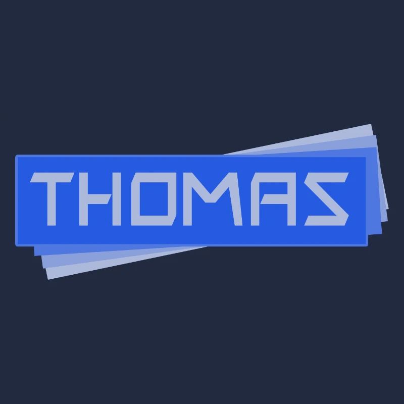 Étiquette nominative Thomas