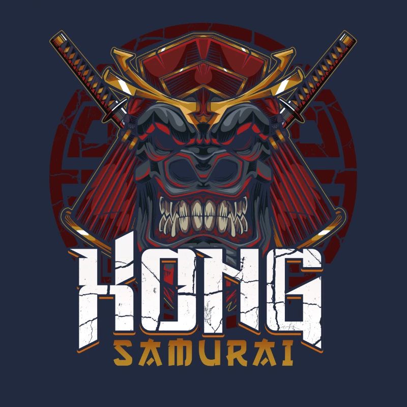 Gorilla Samurai Maske