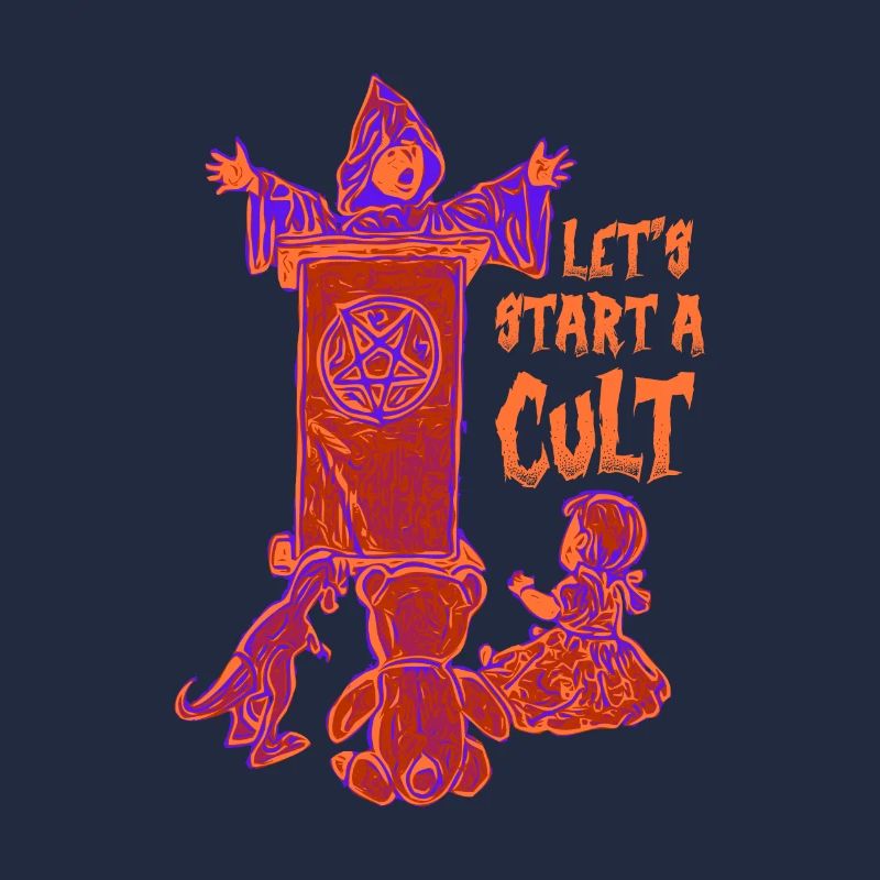 Ironie: Let's Start A Cult Halloween Geschenk