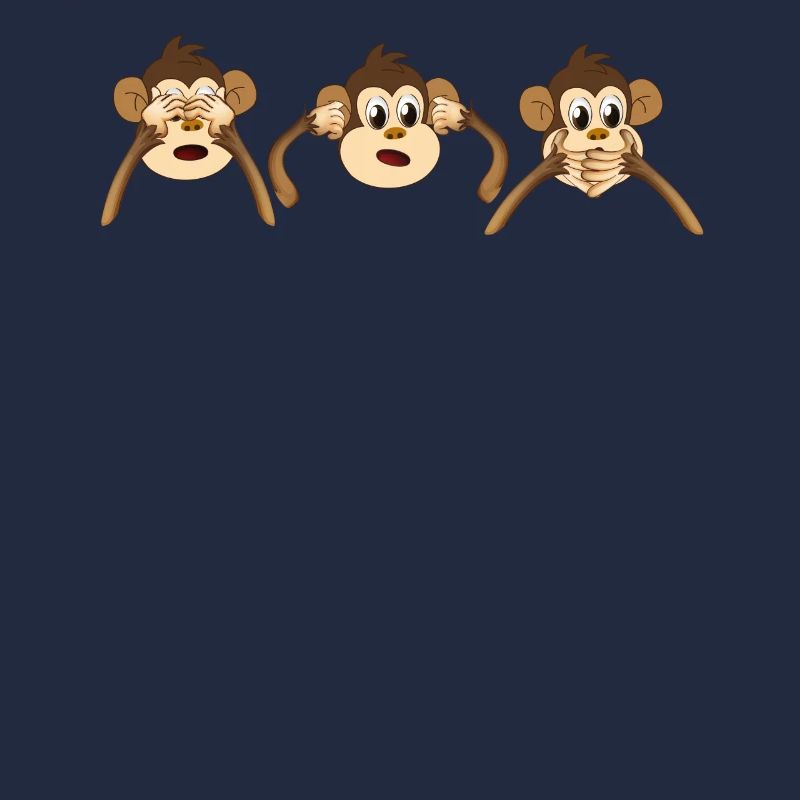 Don tSeeDon tHearDon tSpeakMonkey Monkey ger