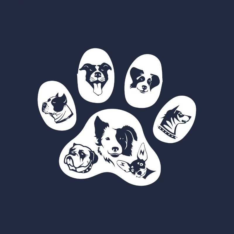 Hunde Pfote -black edition-