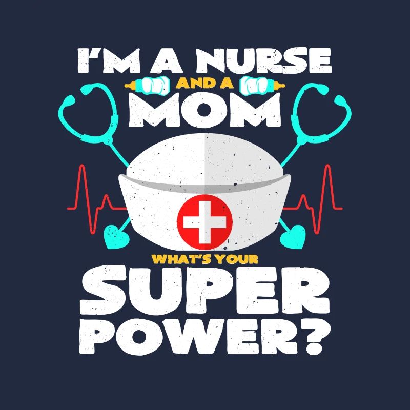 Supermama & Krankenschwester | Muttertag Geschenk