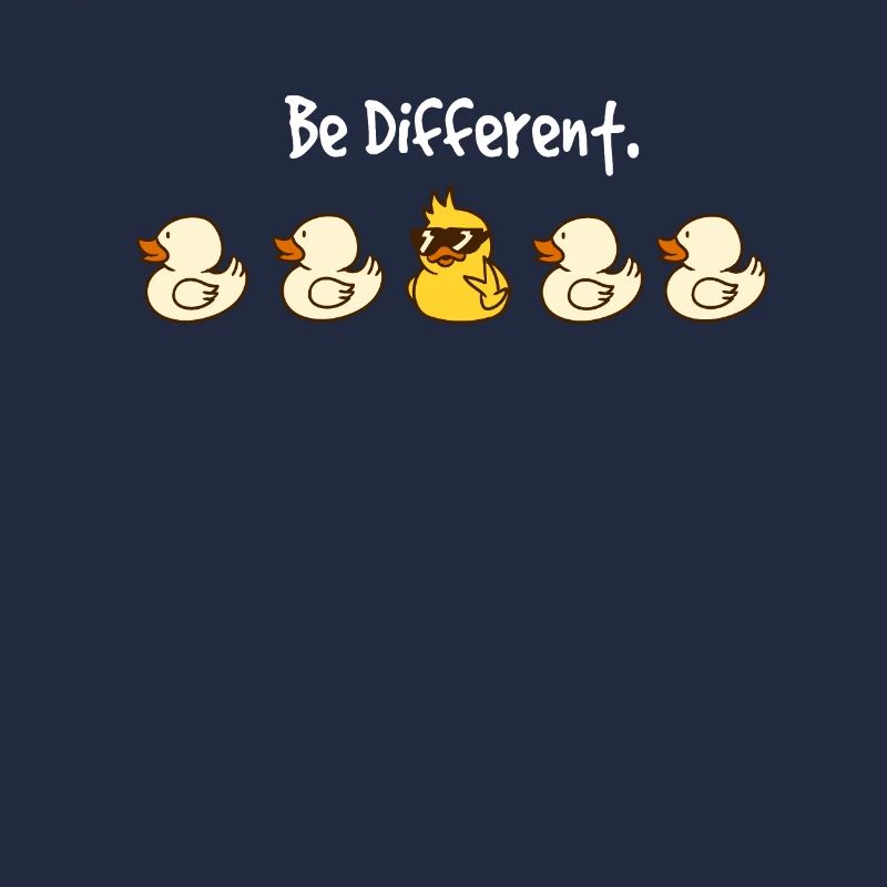 Coole Ente Entchen Ducks Be Different Geschenk