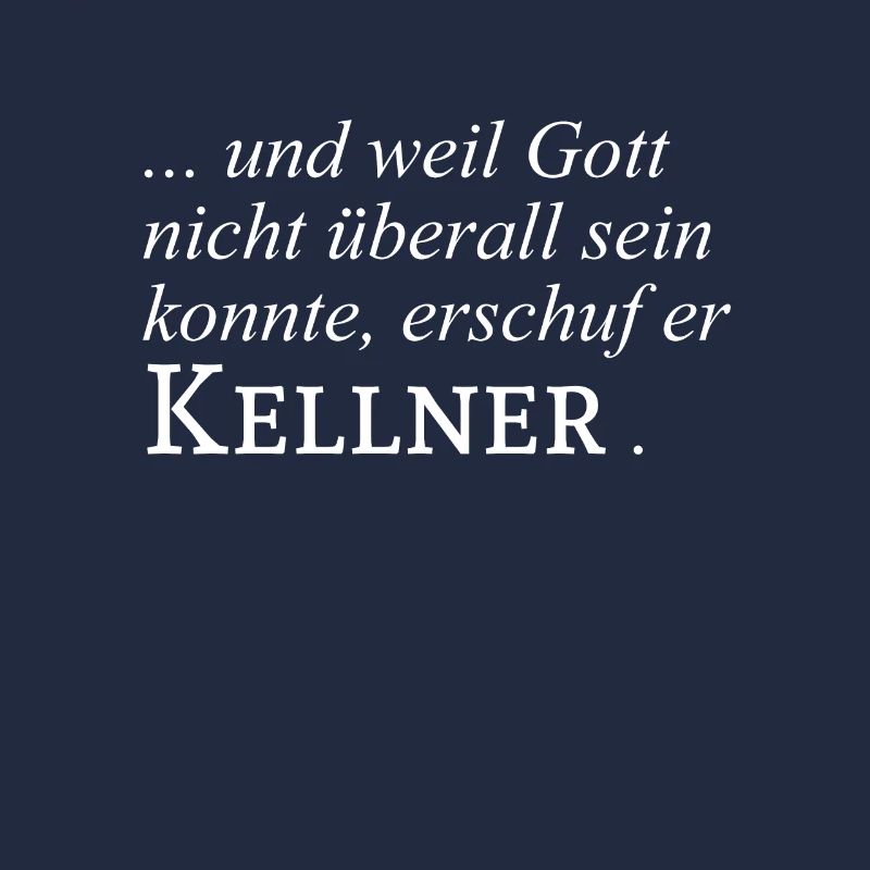 Kellner Kellnerin Gastro Spruch Geschenk Idee