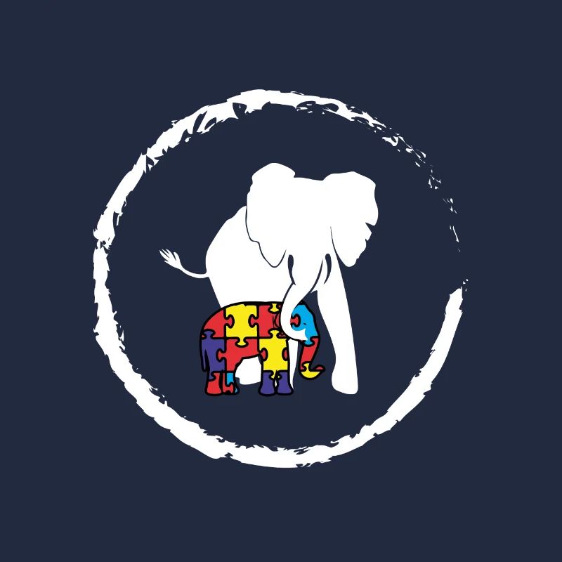 Autismus Mutter Elefant Autist ADHS Geschenk
