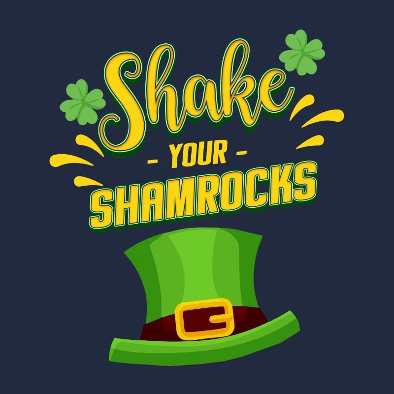 Shamrocks de jour de ST PATRICK