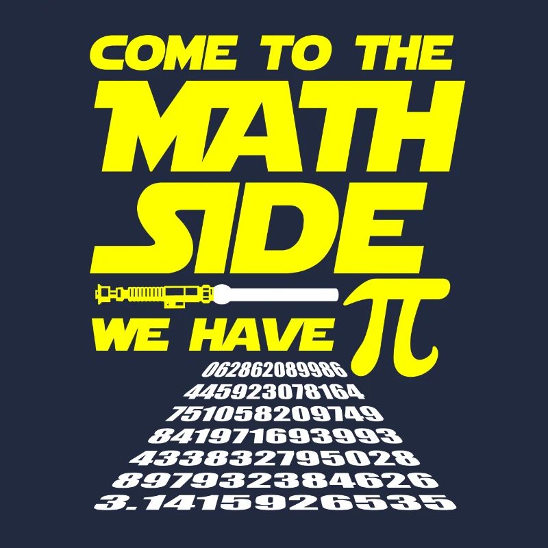 Math Pi Dark Side Word Game Fantasy Gift