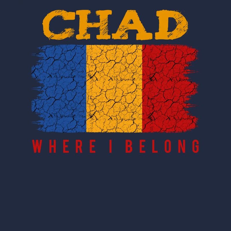 Tschad Where I Belong Statement Spruch Geschenk