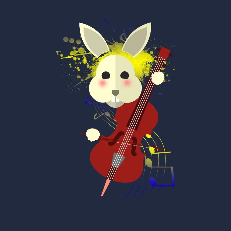 Violoncelle lapin