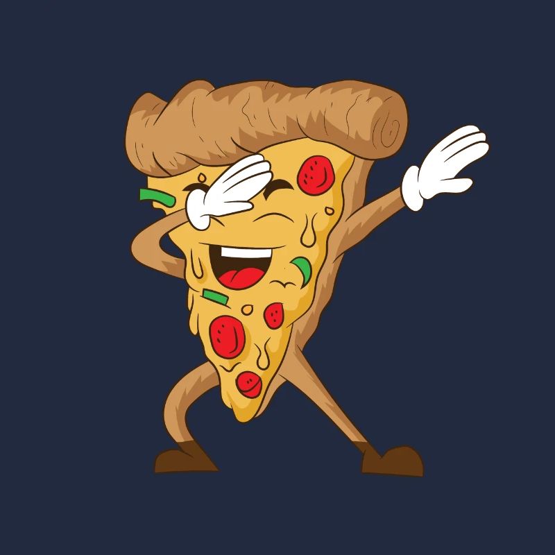 Dabbing pizza