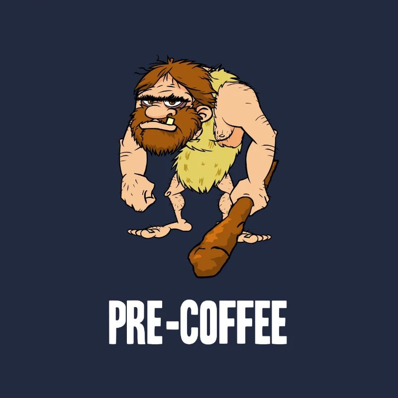 Neanderthal Caveman Coffee design for Men
