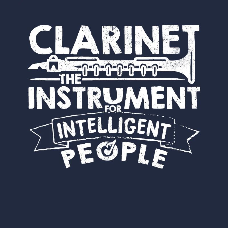 Cool clarinet clarinet player saying gift
