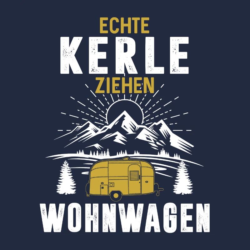 Real guys pull caravans